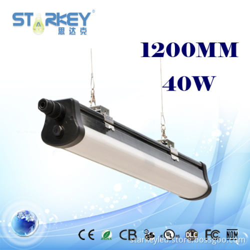 1200mm 40W IP65 LED Waterproof Lighting